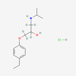 molecular formula C14H24ClNO2 B589389 Des[4-(2-cyclopropylmethoxy)] Betaxolol-d5 Hydrochloride CAS No. 1329488-43-8