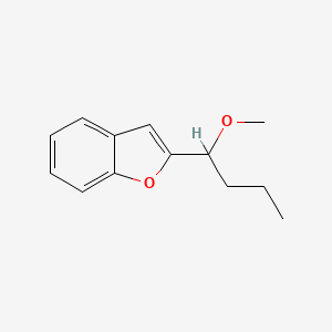 molecular formula C13H16O2 B589400 2-(1-Methoxybutyl)benzofuran CAS No. 1391052-05-3