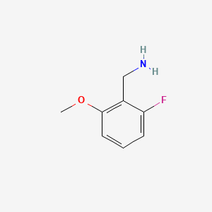 molecular formula C8H10FNO B589404 2-氟-6-甲氧基苄胺 CAS No. 150517-75-2