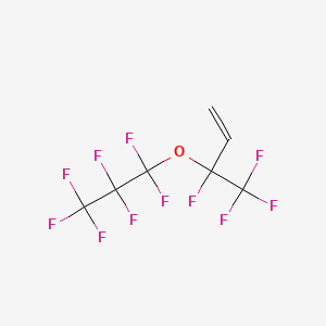 molecular formula C7H3F11O B589420 3,4,4,4-Tetrafluoro-3-(heptafluoropropoxy)but-1-ene CAS No. 131628-34-7