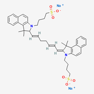 molecular formula C43H50N2Na2O6S2 B589427 二氢吲哚菁绿钠盐 CAS No. 1132970-51-4