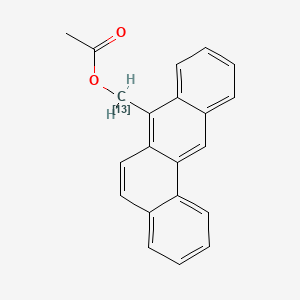 molecular formula C21H16O2 B589469 苯并[a]蒽-7-甲醇-13C 7-乙酸酯 CAS No. 1391053-07-8