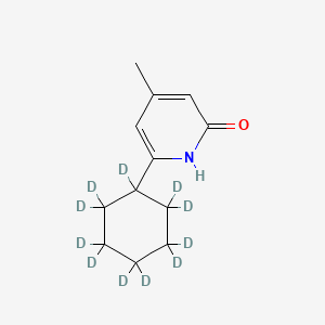 molecular formula C12H17NO B589472 N-Deshydroxy Ciclopirox-d11 CAS No. 1329835-51-9