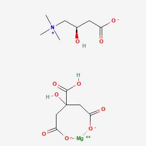 magnesium;3-carboxy-3-hydroxypentanedioate;(3R)-3-hydroxy-4-(trimethylazaniumyl)butanoate