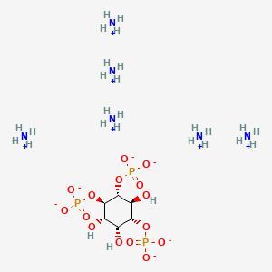 B589504 DL-myo-Inositol 1,4,5-Trisphosphate Hexaammonium Salt CAS No. 112571-68-3