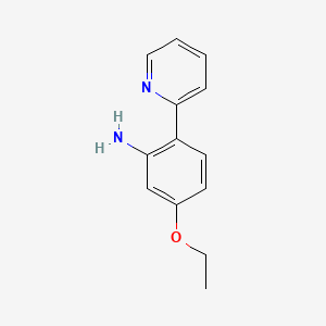 B589512 5-Ethoxy-2-(pyridin-2-yl)aniline CAS No. 158461-49-5