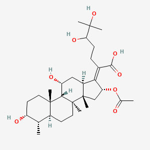 molecular formula C31H50O8 B589519 24,25-Dihydroxy Fusidic Acid CAS No. 80445-74-5