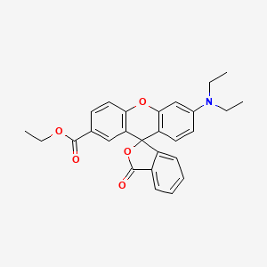 molecular formula C27H25NO5 B589521 6'-(Diethylamino)-3-oxospiro[isobenzofuran-1(3H),9'-[9H]xanthene]-2'-carboxylic acid ethyl ester CAS No. 154306-60-2