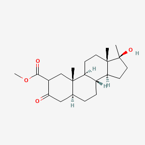 molecular formula C22H34O4 B589526 2-羧基甲睾酮甲酯 CAS No. 145553-00-0