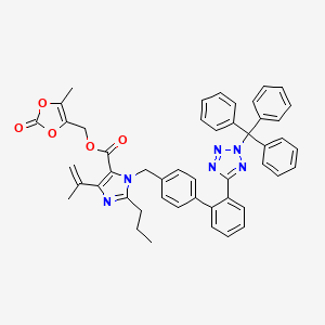 molecular formula C48H42N6O5 B589541 Dehydro Olmesartan-2-trityl Medoxomil CAS No. 1391052-99-5
