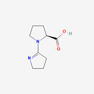 molecular formula C9H14N2O2 B589542 (S)-1-(3,4-Dihydro-2H-pyrrol-5-yl)pyrrolidine-2-carboxylic acid CAS No. 153620-64-5
