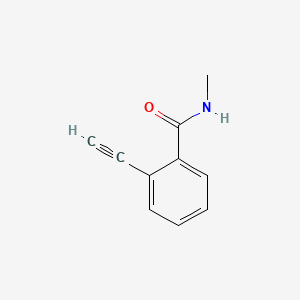 molecular formula C10H9NO B589544 2-Ethynyl-N-methylbenzamide CAS No. 139334-73-9