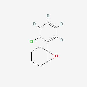 molecular formula C12H13ClO B589556 1-(6-氯苯基)-7-氧杂双环庚烷-d4 CAS No. 1336986-07-2