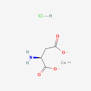 Calcium;(2S)-2-aminobutanedioate;hydrochloride