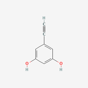 molecular formula C8H6O2 B589571 5-Ethynylbenzene-1,3-diol CAS No. 145078-84-8