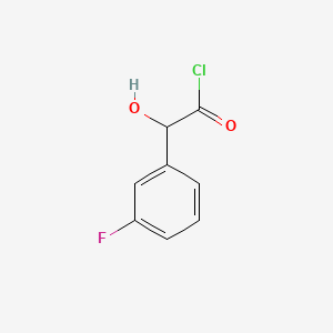 (3-Fluorophenyl)(hydroxy)acetyl chloride