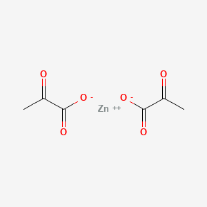 molecular formula C6H6O6Zn B589624 丙酮酸锌 CAS No. 149732-45-6