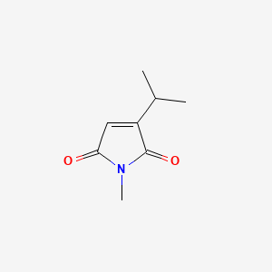 molecular formula C8H11NO2 B589654 3-Isopropyl-1-methyl-1H-pyrrole-2,5-dione CAS No. 132162-20-0