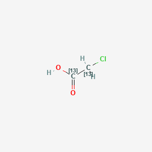 molecular formula C2H3ClO2 B589660 Ácido cloroacético-13C2 CAS No. 1839-15-2