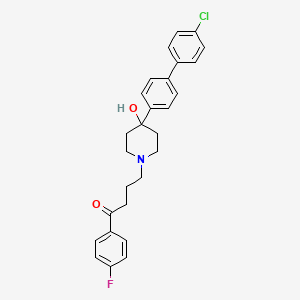 molecular formula C27H27ClFNO2 B589675 4-(4-(4'-Chlorobiphenyl-4-yl)-4-hydroxypiperidin-1-yl)-1-(4-fluorophenyl)butan-1-one CAS No. 1391054-69-5