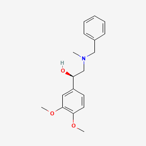 molecular formula C18H23NO3 B589681 N-Benzyl (-)-Normacromerine CAS No. 1329792-70-2
