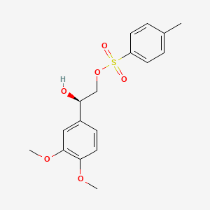 molecular formula C17H20O6S B589688 (R)-1-(3,4-Dimethoxyphenyl)-2-(tosyloxy)ethanol CAS No. 833353-09-6
