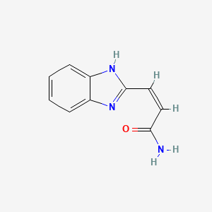 (Z)-3-(1H-benzimidazol-2-yl)prop-2-enamide