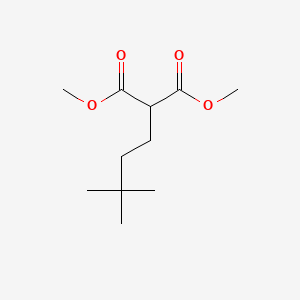 Dimethyl 2-(3,3-dimethylbutyl)propanedioate