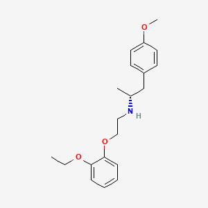 molecular formula C20H27NO3 B589769 (2R)-N-[2-(2-Ethoxyphenoxy)ethyl]-1-(4-methoxyphenyl)propan-2-amine CAS No. 1329611-47-3