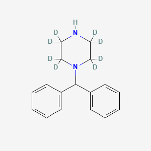 molecular formula C17H20N2 B589779 1-Benzhydrylpiperazine-d8 CAS No. 1330188-81-2