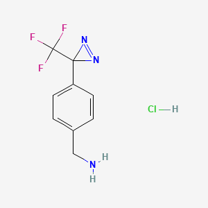 4-[3-(Trifluoromethyl)-3H-diazirin-3-yl]benzenemethanamine Hydrochloride