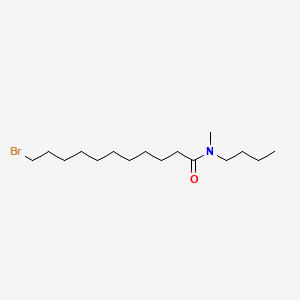 molecular formula C16H32BrNO B589789 11-Bromo-N-butyl-N-methylundecanamide CAS No. 155142-81-7