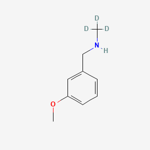 molecular formula C9H13NO B589811 3-Methoxy-N-methylbenzylamine-d3 CAS No. 1794752-88-7