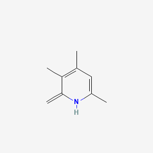 molecular formula C9H13N B589836 3,4,6-Trimethyl-2-methylene-1,2-dihydropyridine CAS No. 144486-85-1