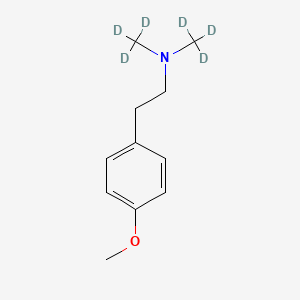 molecular formula C11H17NO B589846 Des(1-cyclohexanol) Venlafaxine-d6 CAS No. 1330046-00-8