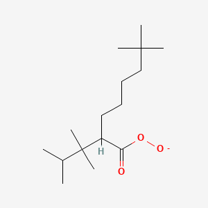 2-(2,3-Dimethylbutan-2-yl)-7,7-dimethyl-1-oxooctane-1-peroxolate