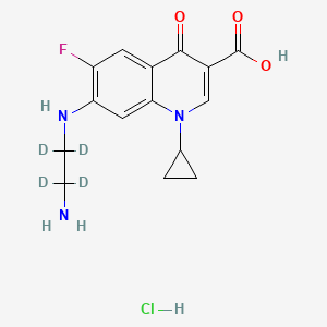 Desethylene Ciprofloxacin-d4, Hydrochloride