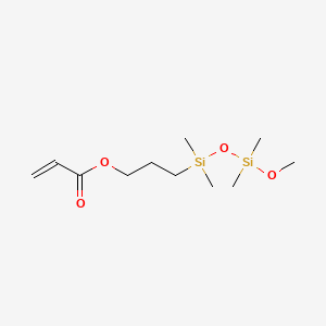 (Acryloxypropyl)methylsiloxane-dimethylsiloxane copolymer