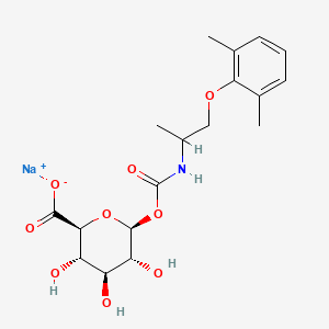 Mexiletine N-Carbonyloxy |A-D-Glucuronide Sodium Salt