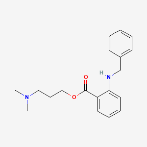 B589885 3-(Dimethylamino)propyl 2-(benzylamino)benzoate CAS No. 87453-76-7