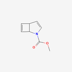 B589894 Methyl 2-azabicyclo[3.2.0]hepta-3,6-diene-2-carboxylate CAS No. 156301-71-2