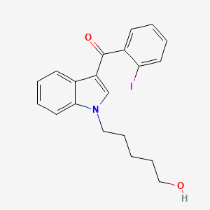 molecular formula C20H20INO2 B589908 Defluoro Hydroxy AM-694 CAS No. 335160-94-6