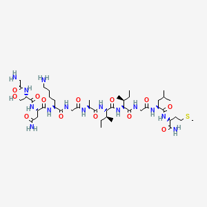 molecular formula C45H82N14O13S B589909 Amyloid beta-protein (25-35) amide CAS No. 147490-49-1