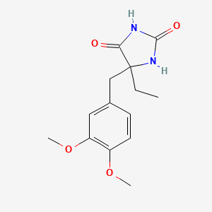 molecular formula C14H18N2O4 B589914 5-(3,4-Dimethoxybenzyl)-5-ethyl-hydantoin CAS No. 21231-65-2