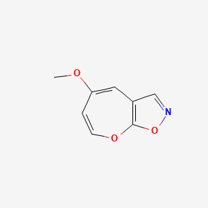 molecular formula C8H7NO3 B589915 5-Methoxyoxepino[3,2-d]isoxazole CAS No. 133708-04-0