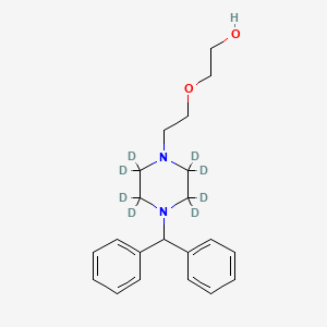 molecular formula C21H28N2O2 B589917 Decloxizine-d8 Dihydrochloride CAS No. 1329836-11-4