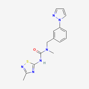 N-methyl-N'-(3-methyl-1,2,4-thiadiazol-5-yl)-N-[3-(1H-pyrazol-1-yl)benzyl]urea