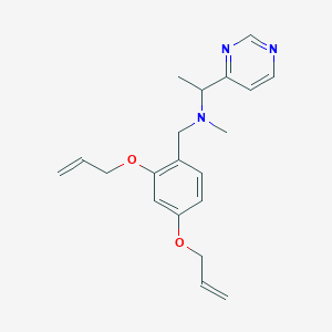 N-[2,4-bis(allyloxy)benzyl]-N-methyl-1-pyrimidin-4-ylethanamine