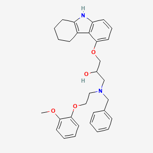 molecular formula C31H36N2O4 B589929 N-Benzyl 6,7,8,9-Tetrahydro Carvedilol CAS No. 1329616-22-9