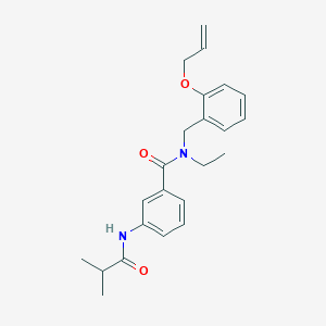 N-[2-(allyloxy)benzyl]-N-ethyl-3-(isobutyrylamino)benzamide